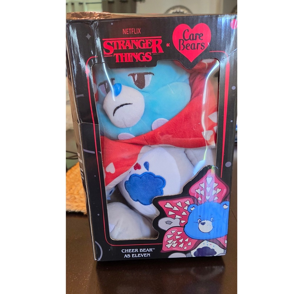 Care Bears Plush Unisex OS Blue Excellent Stranger Things Cheer Bear Eleven